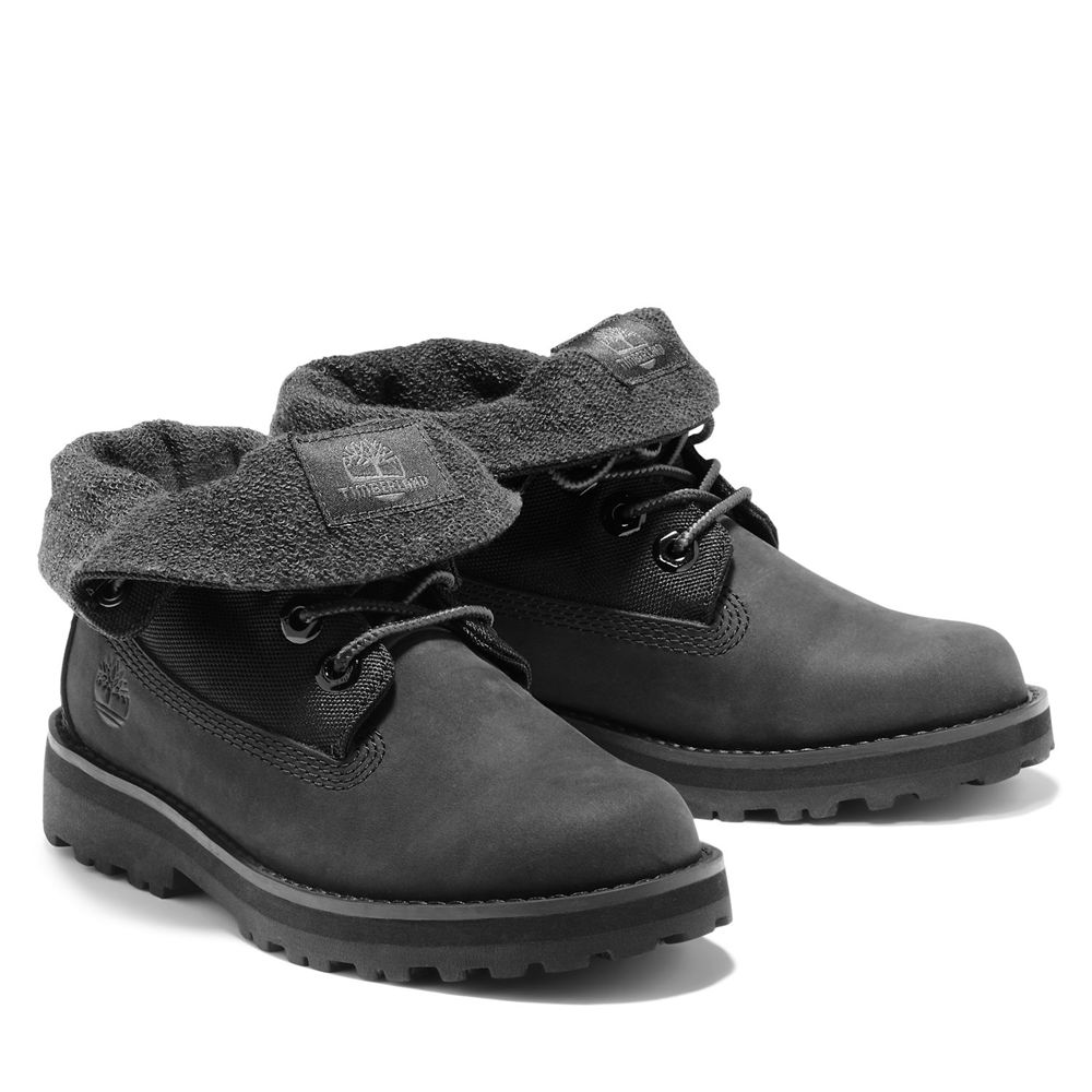 Tenisi Timberland Copii Negrii - Junior Courma Roll-Top Boots - Romania - FLEXSJ965